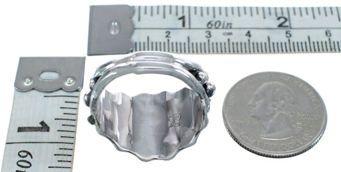Sterling Silver Native American Navajo Horse Ring Size 13-1/4 AX122551